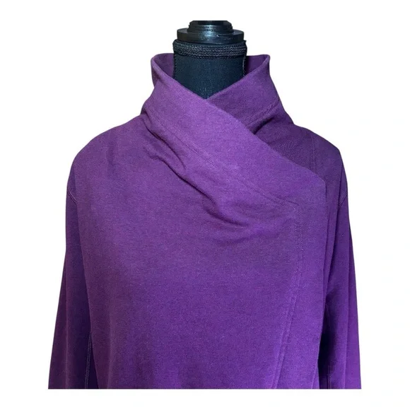 Authentic Lululemon Athletica Restore Wrap, Heathered Red Grape/Purple, Size 6 - Picture 10 of 14